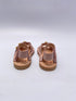 Ria Menorca sandaal nubuck nude bloem